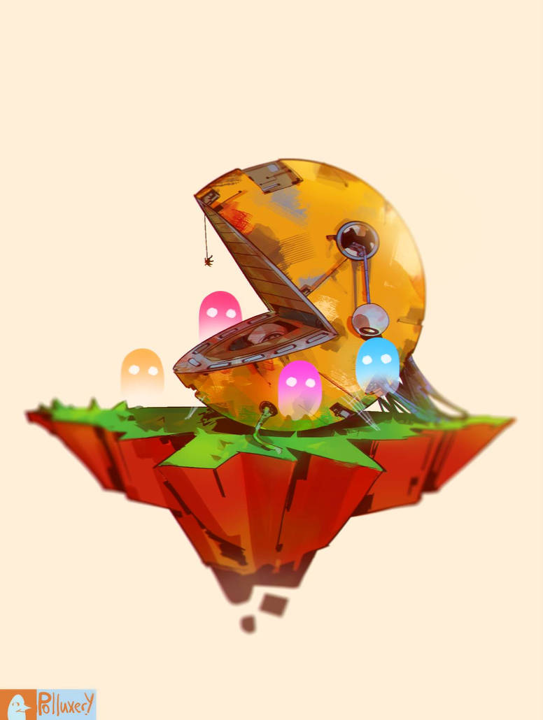 pacman redesign by Polluxarts on DeviantArt