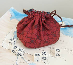 Red Dot Dice Bag