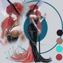 Elegant Vermilion Witch