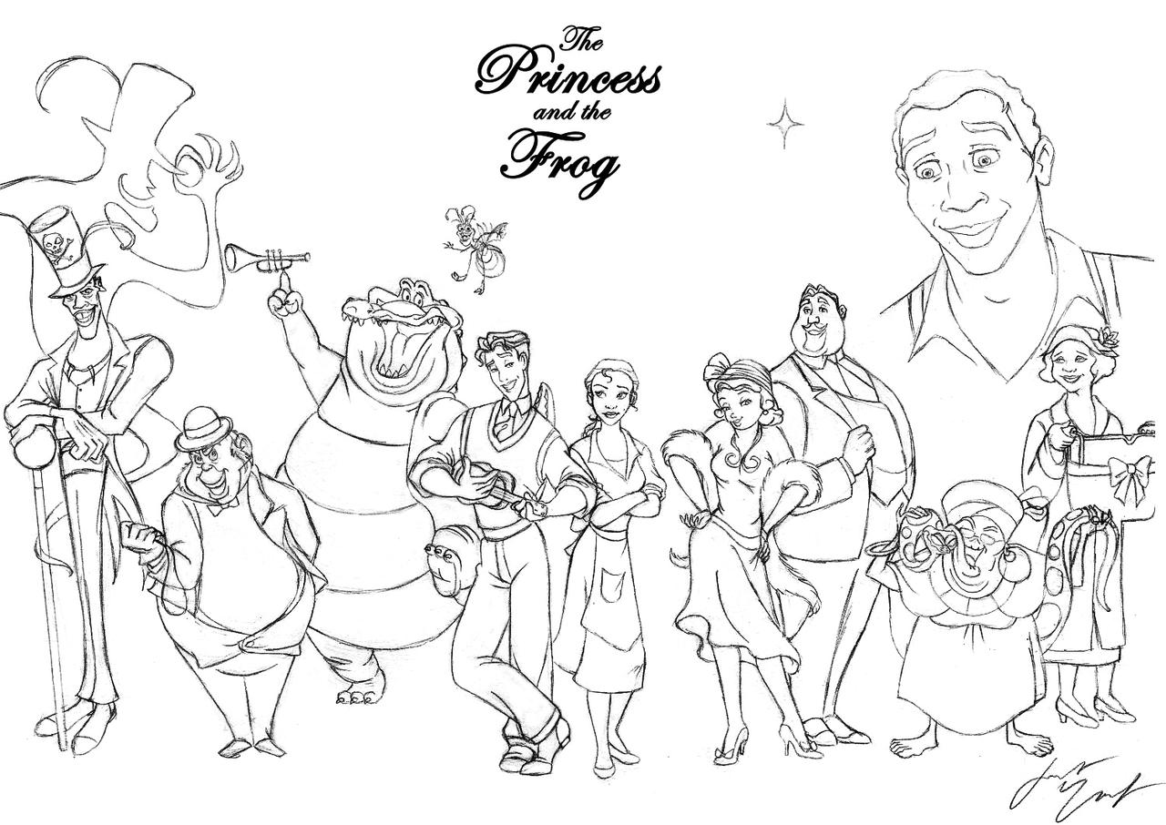 Princess and the Frog Ensemble