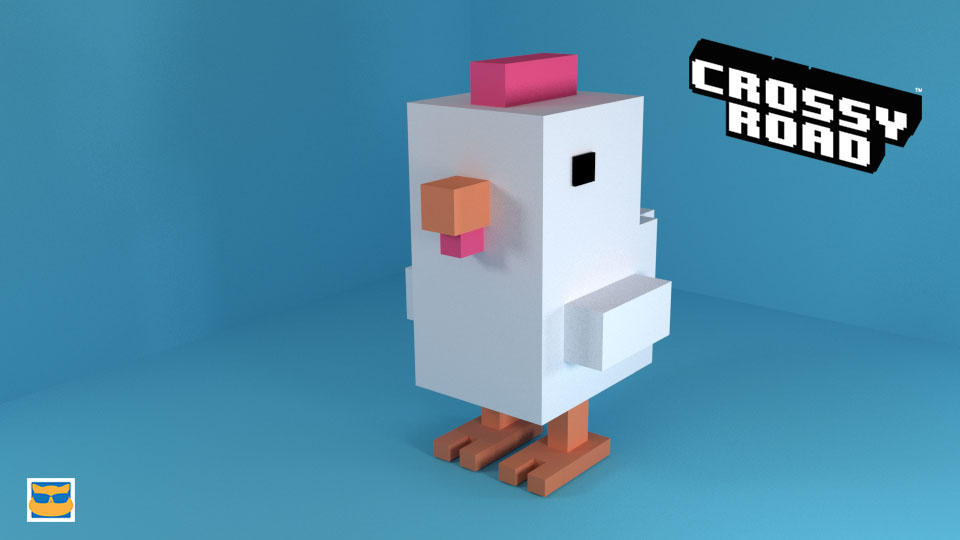 Crossy Road as a chicken 2 