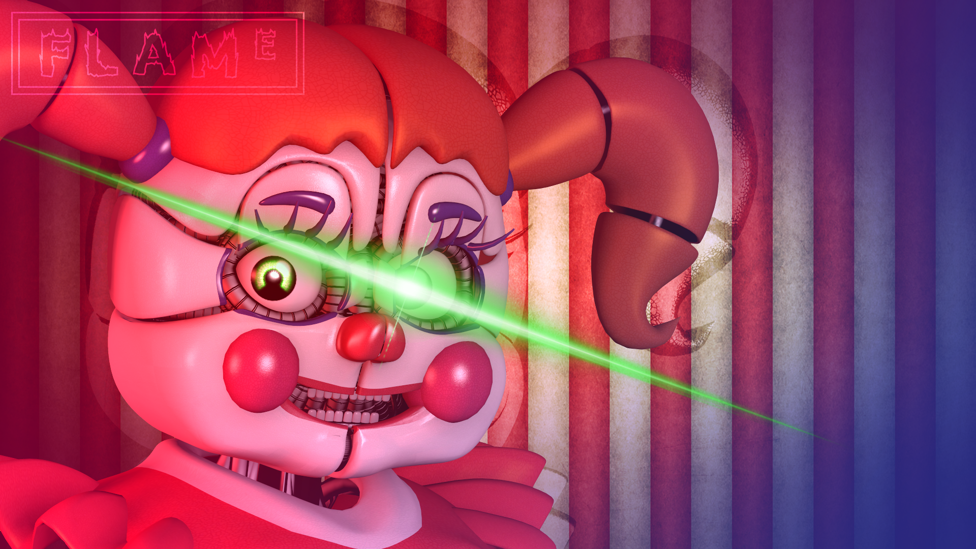 Download FNAF Circus Baby Anime Wallpaper