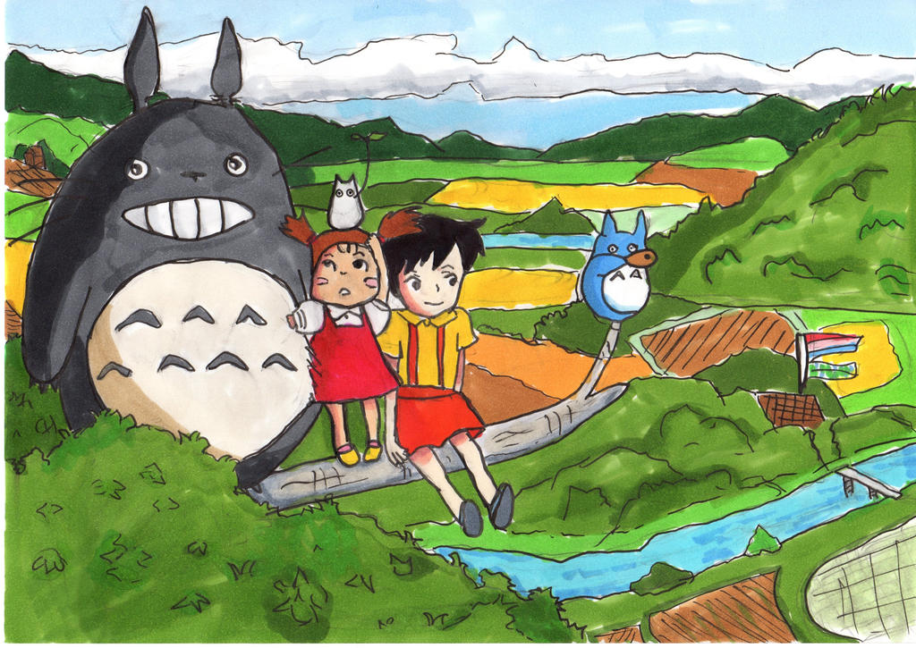 My neighbor Totoro by Franka-chan