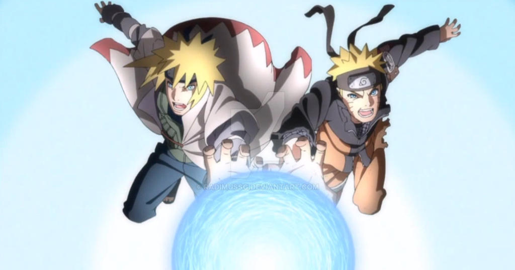 Minato and Naruto Rasengan (Fanart by Subask) : r/Naruto
