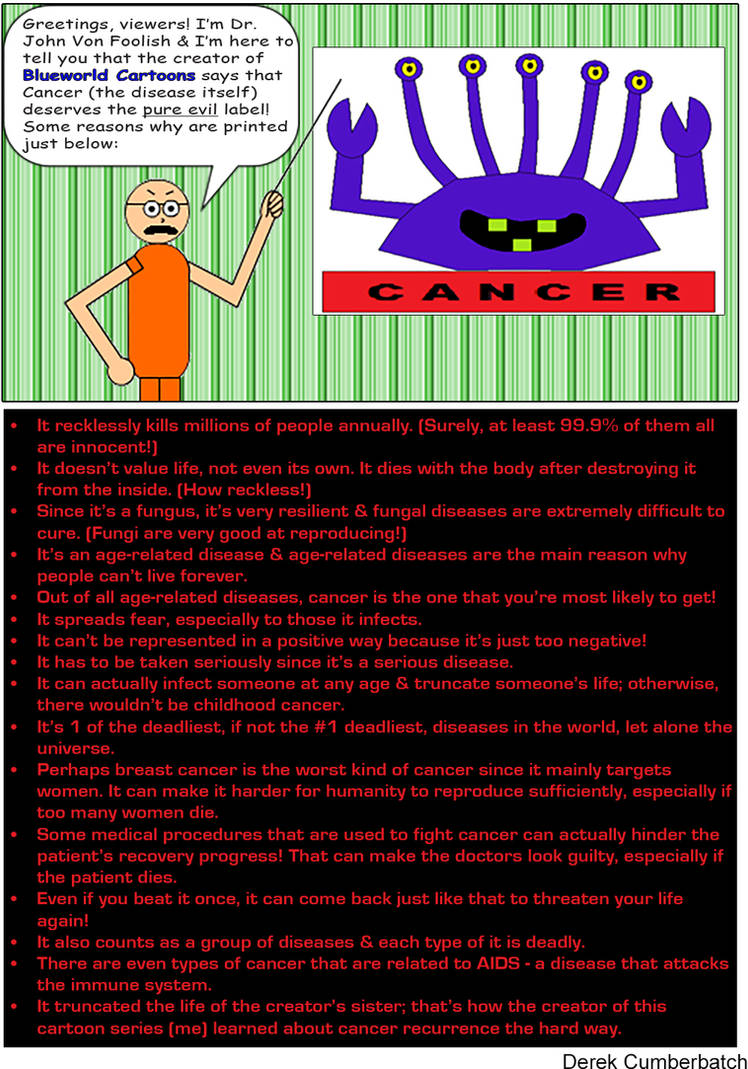 Evil Cancer Cancer Deserves the Pure Evil Label by DKCBatch on DeviantArt