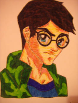 Anime style Harry Potter