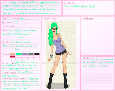 Gwen Reference Sheet by Possanda06 on DeviantArt