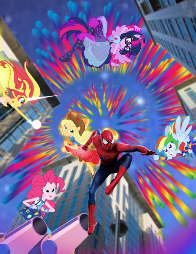 Man Vs Mlp Spiderman vs Mane six Marvel vs mlp by Antoniostorm on DeviantArt