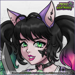 Horror Show Neko Portrait