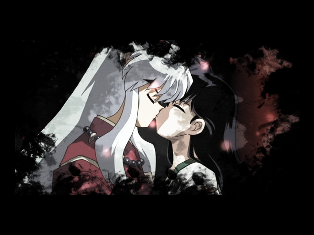 Inuyasha and Kagome First Kiss (Series) by ladyjade26 on DeviantArt