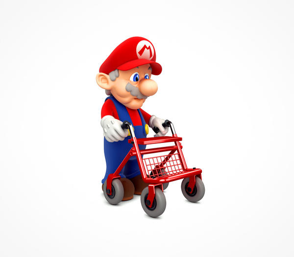 Marios last kart