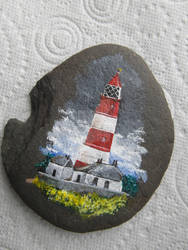 Eccles Lighthouse on Stone