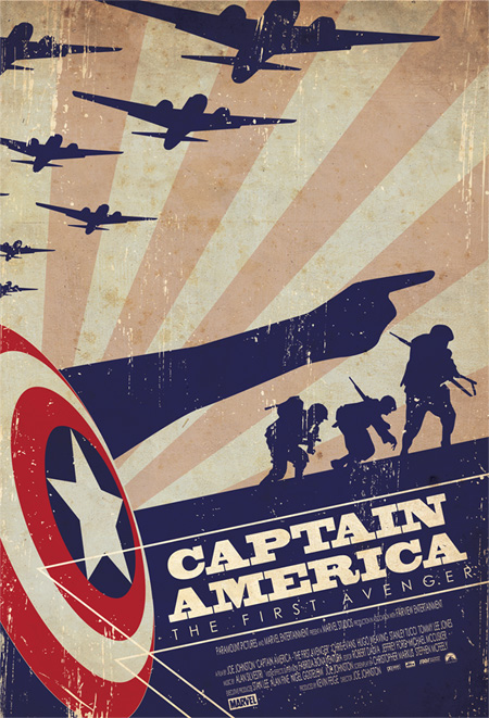 Captain America movie poster