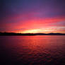 Sunset at Lake Winnipesaukee