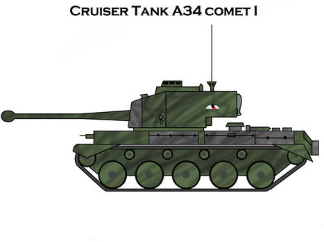 Medium Tank A34 Comet UPDATED!!!!