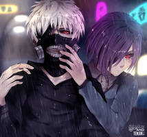 Kaneki and Touka (Collab)