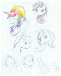 Pony sketch dump