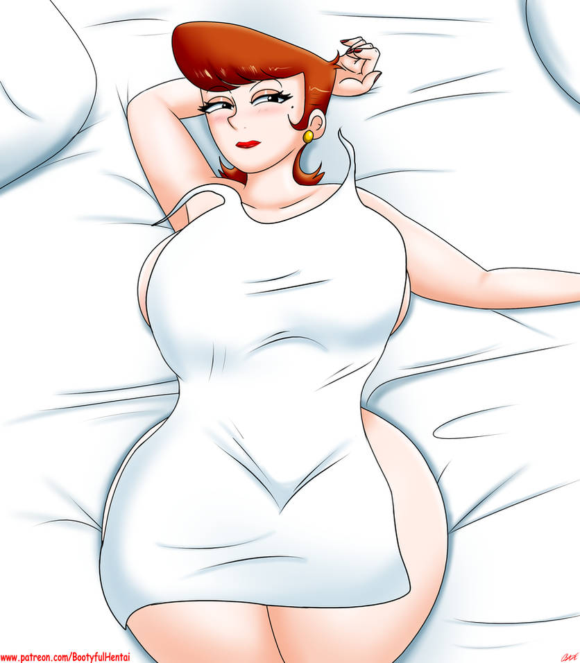 Dexter's Mom lying on the Bed by bxBLAZExd on DeviantArt.