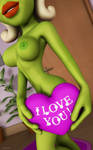Pink and green by kondaspeter1