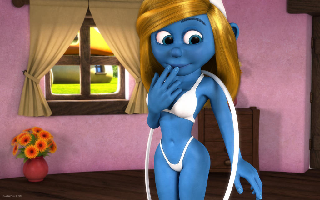 Smurfette in sexy cloth by kondaspeter1 on DeviantArt.