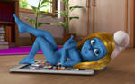 Little cute nude girl by kondaspeter1