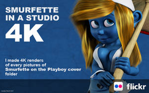 Smurfette in a Studio 4K