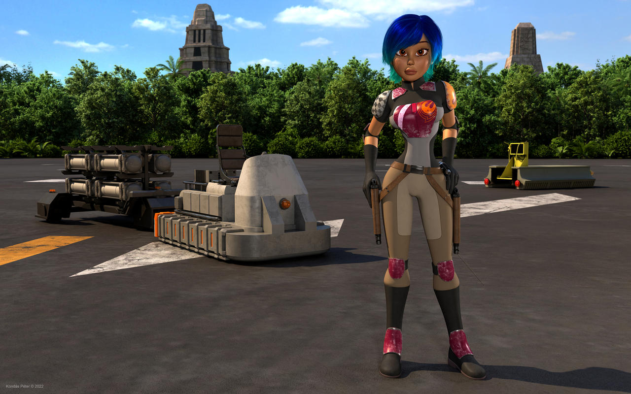 Sabine Robotization Deviantart Sabine Wren by kondaspeter1 on DeviantArt