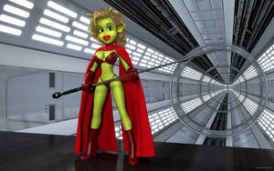 Marilyn as sexy Emperor's Royal Guard