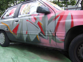 Graffiti car