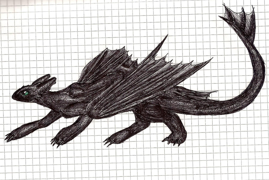 Toothless drawing by IcelectricSpyro on DeviantArt