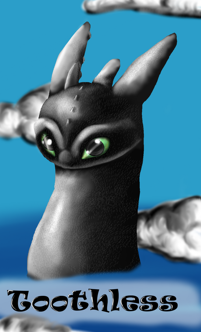 Toothless - digital by IcelectricSpyro on DeviantArt