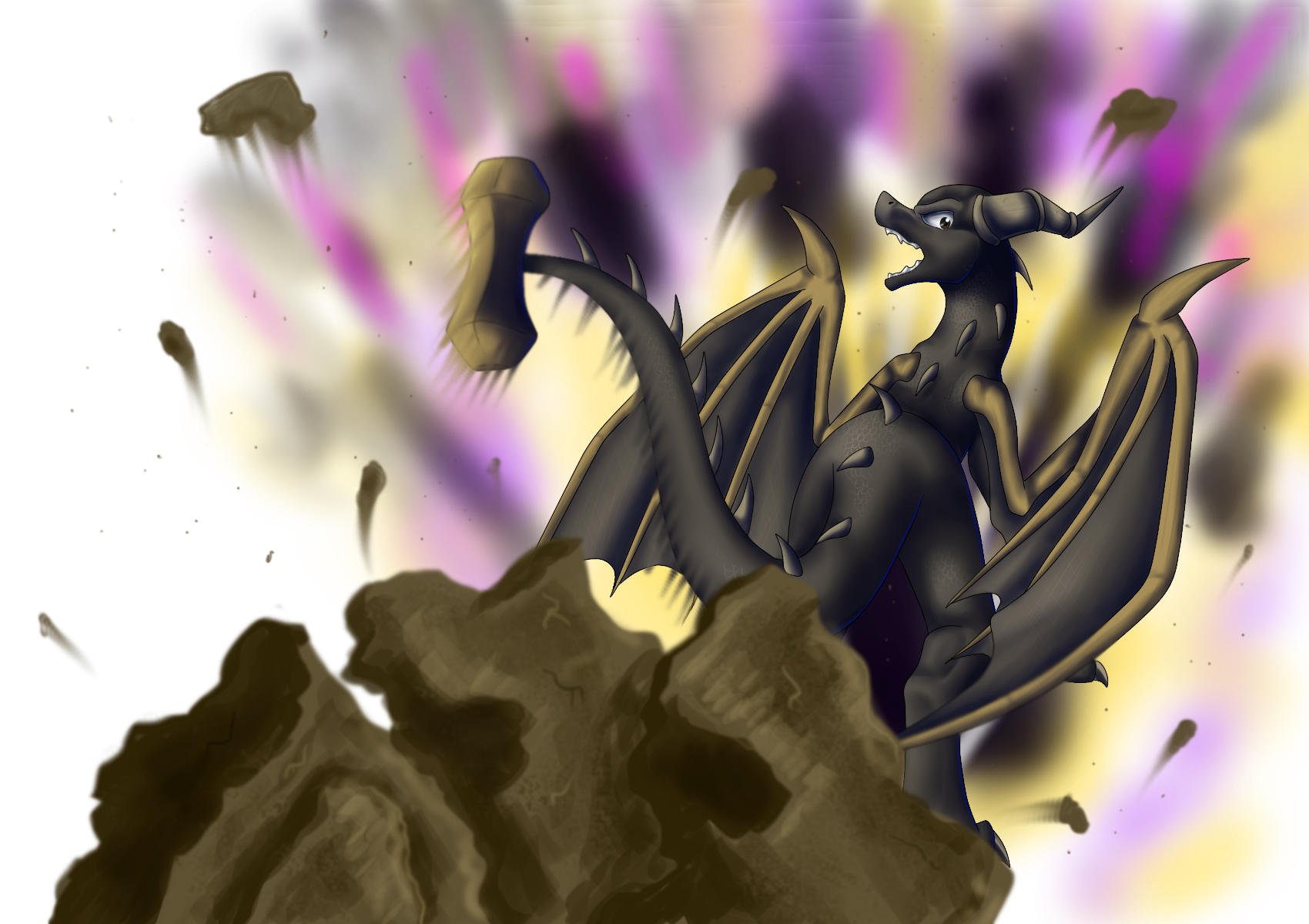 Antaeus - commission by IcelectricSpyro on DeviantArt