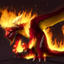 Dragon on Fire - commission