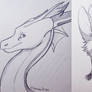 Pencil sketch headshots - commissions - Batch 2