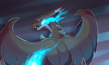 Mega Charizard X - doodle