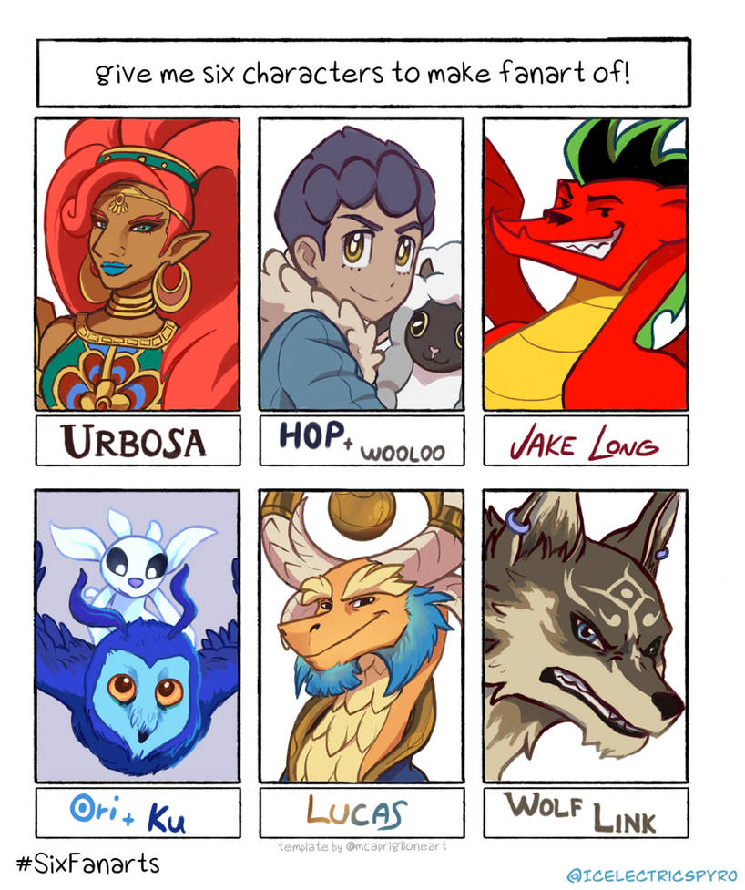 6 Characters Fanart Meme By Icelectricspyro On Deviantart 6 Characters Fanart Meme By Icelectricspyro On Deviantart
