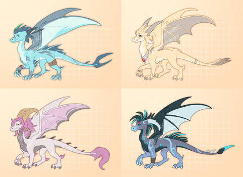 Dragon Adoptables batch June - CLOSED