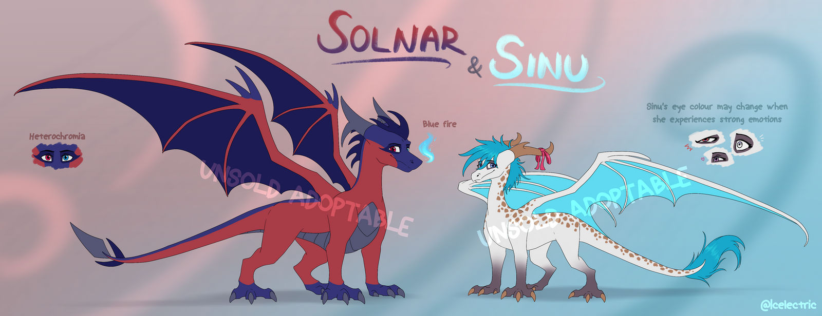 Solnar Adoptable - Solnar and Sinu (CLOSED) by IcelectricSpyro on DeviantArt