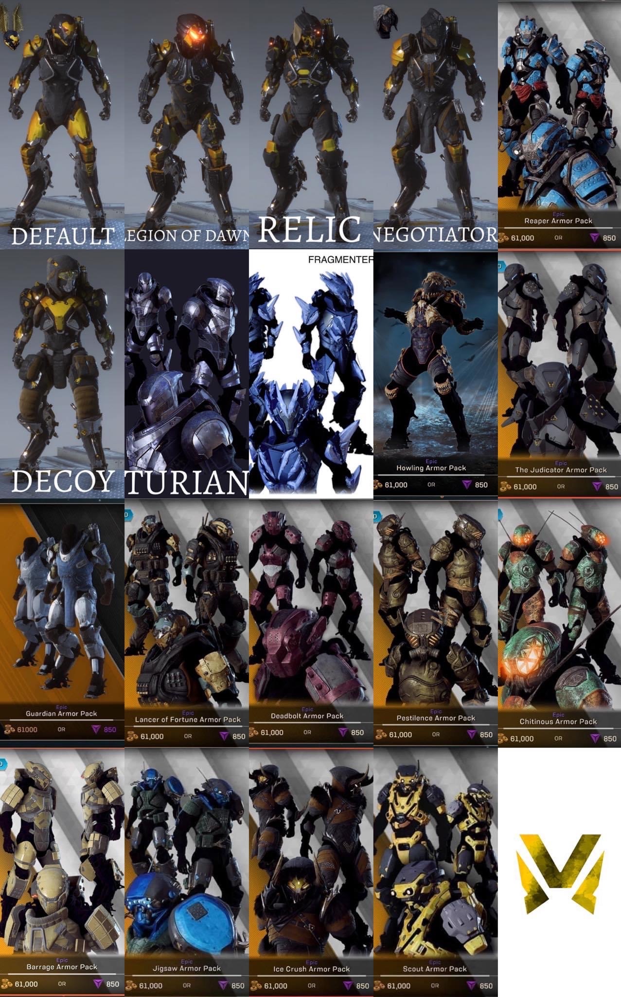 Anthem Game All Armors Ranger By Jetstreamsam I M On Deviantart Anthem Game All Armors Ranger By Jetstreamsam I M On Deviantart