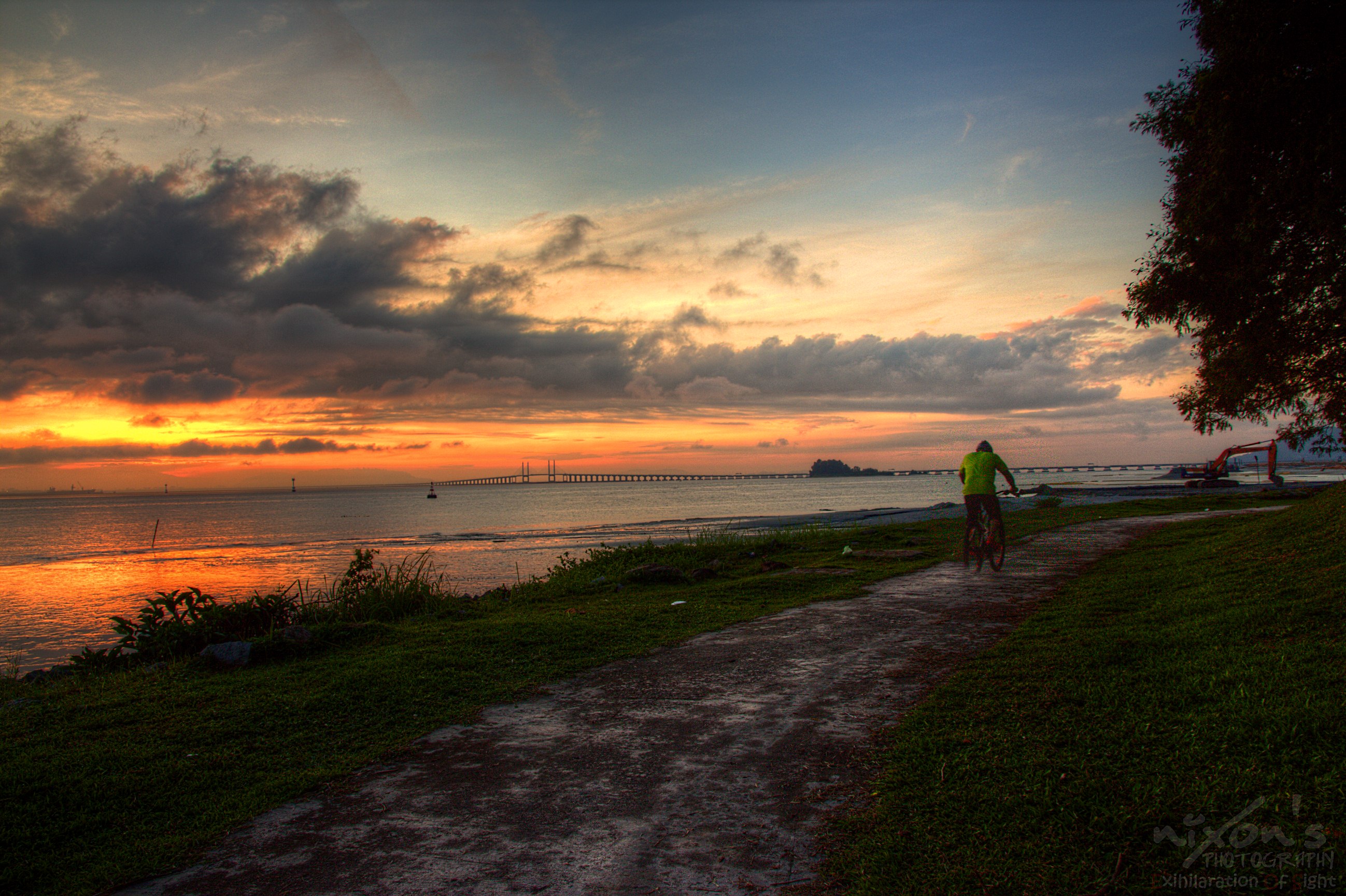 Sunrise view of Jelutong, Penang