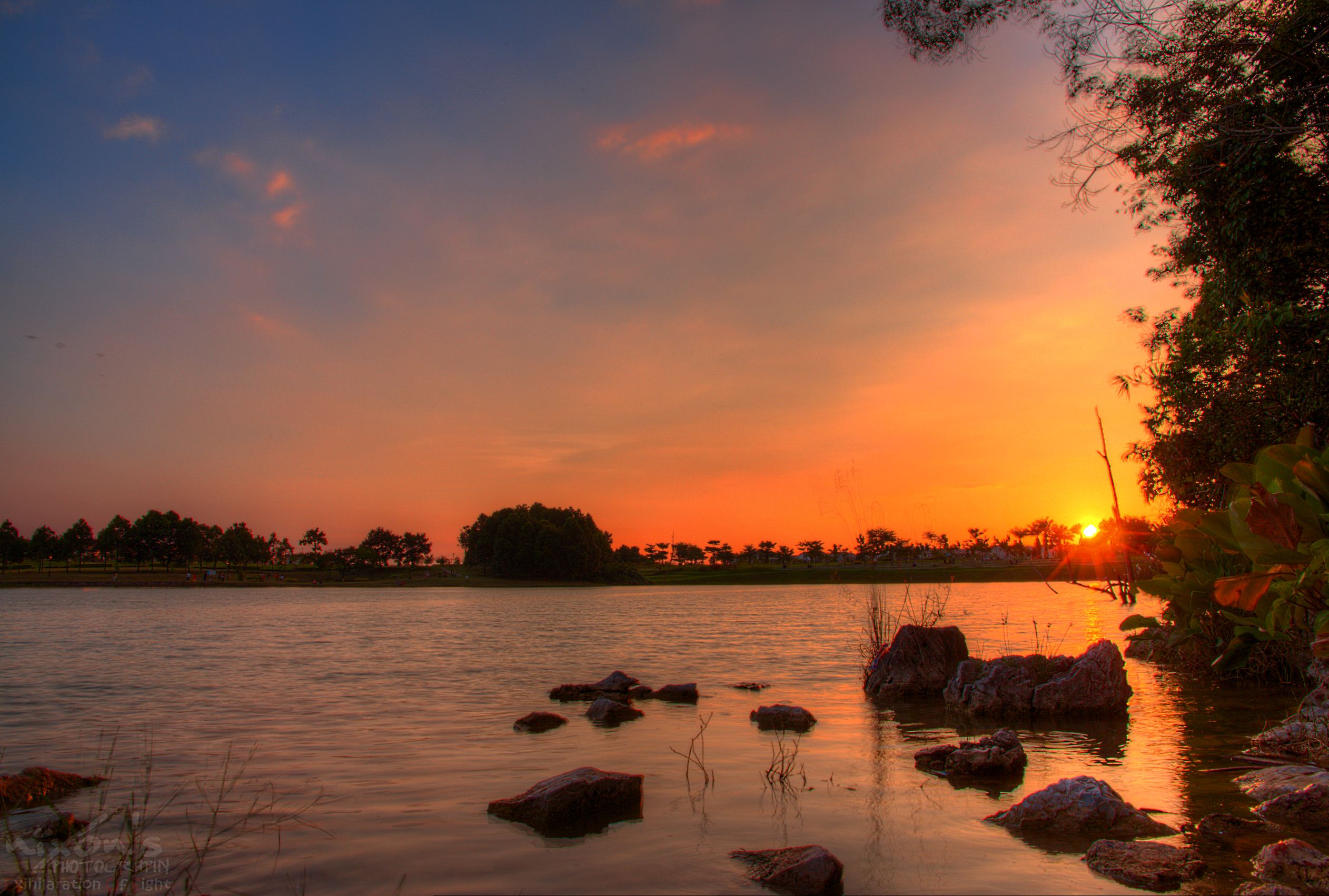 Sunset of Taman Botani, Ipoh