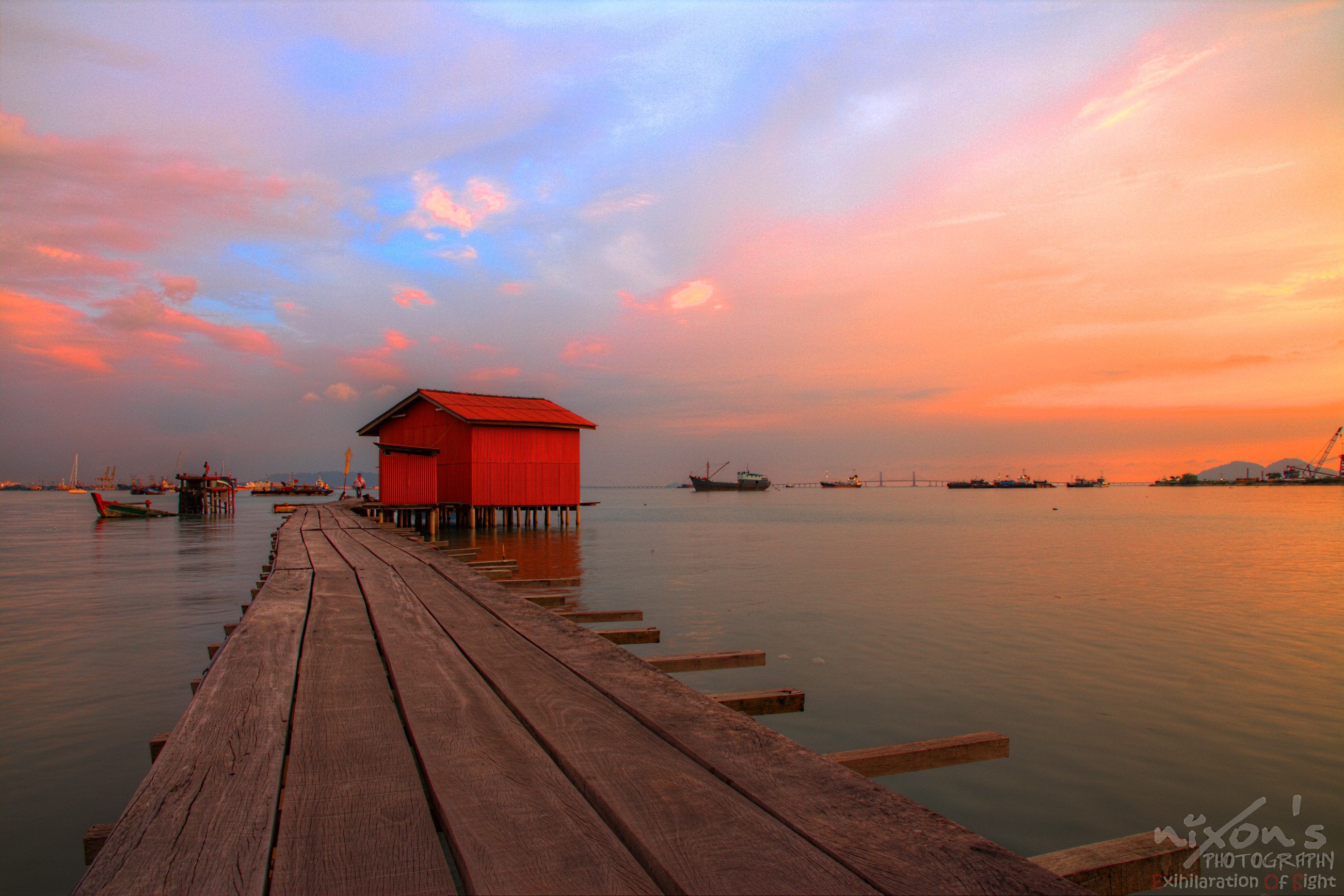 Sunset view of Tan Jetty