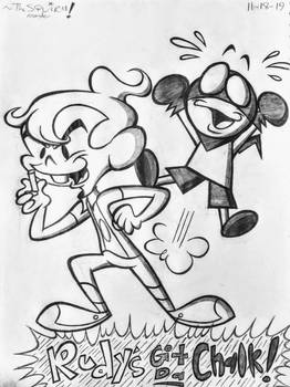 You gotta draw something, Rudy!!!