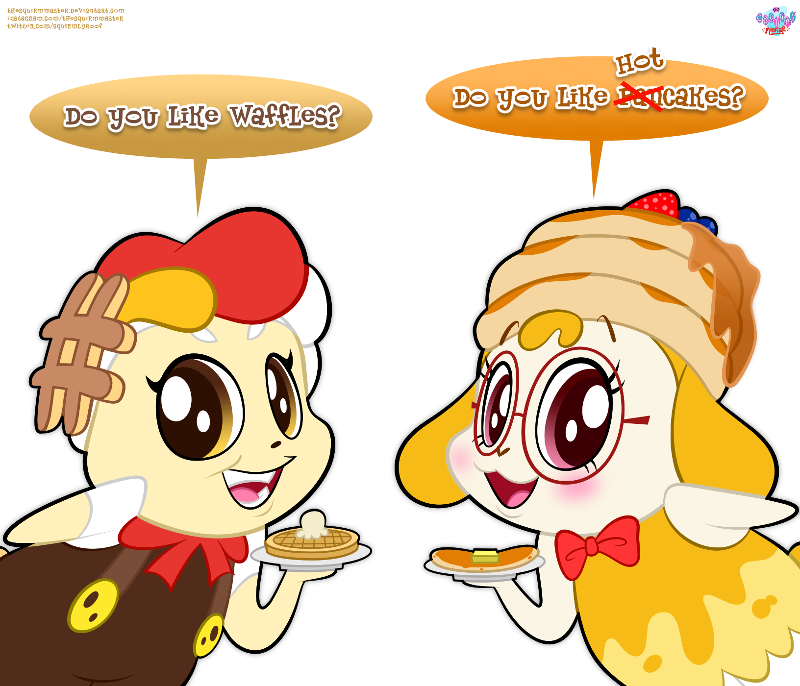 Breakfast Teeniepings! by TheSquirmMaster on DeviantArt