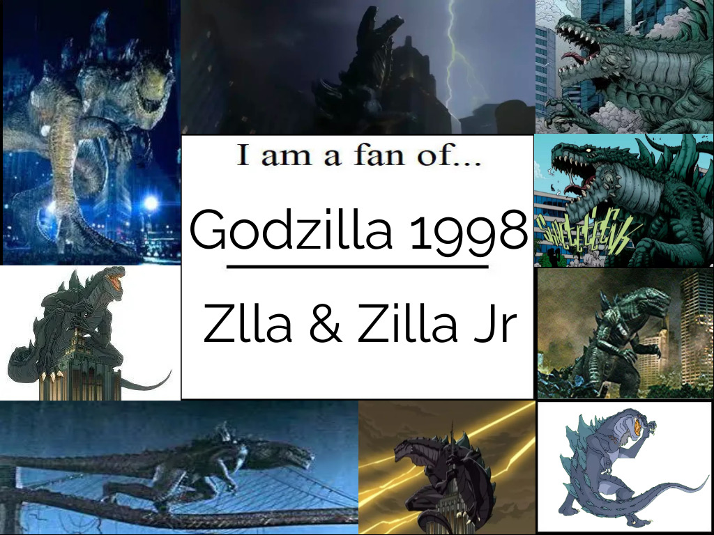 Science Zilla I Am a Fan of Godzilla 1998, Zilla and Zilla Jr by Robowarrior1954 on ...