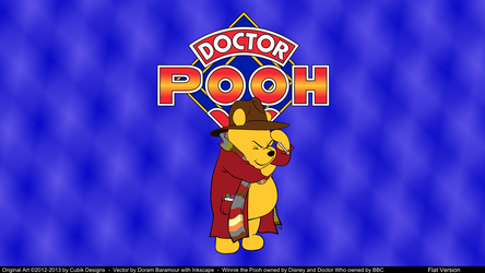 Doctor Pooh Vector - Flat