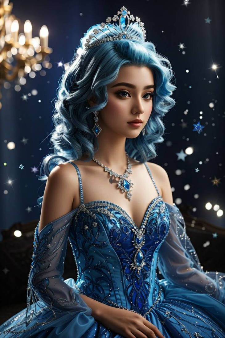 Princessblue28 Blue princess by LokisChickadee on DeviantArt