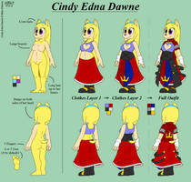 Cindy Edna Dawne - Reference Sheet