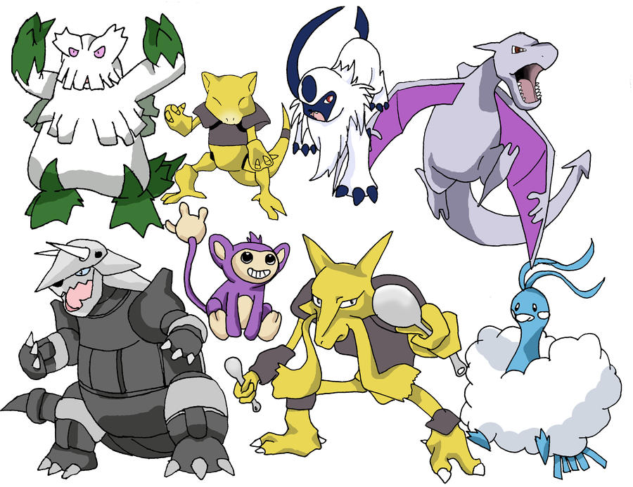8 Pokemon letter A page 1 by rainbowPudding18 on DeviantArt