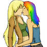 Applejack and Rainbowdash 2